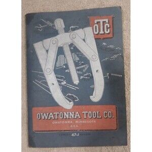 OWATONNA TOOL CO.  CATALOG NO. 47-J BROCHURE W/ PRICES  DATE ?? PAGES NOT NUMBER
